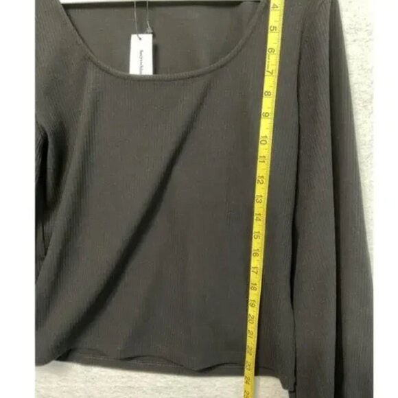 NWT The Drop @lucyswhims Square Neck Balloon Sleeve Ribbed Top, XL - Picture 9 of 10